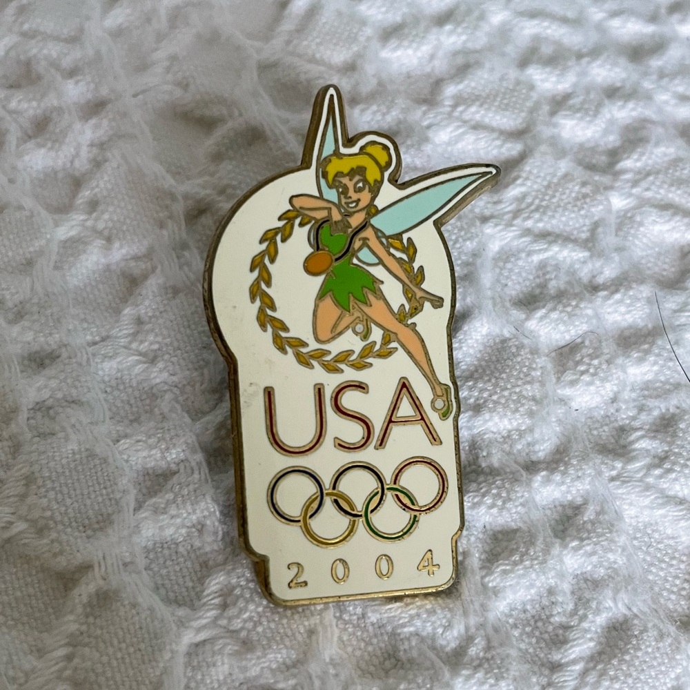 Disney Lanyard Pin | Tinkerbell 2004 Olympics
